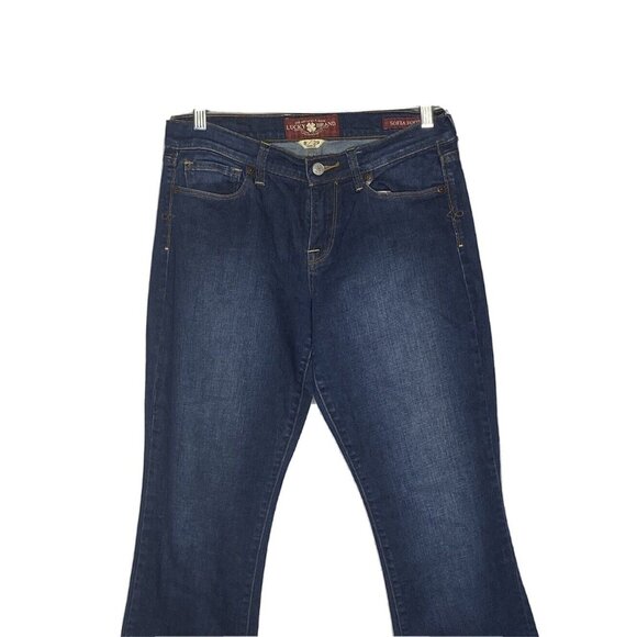 Lucky Brand Blue Sofia Boot Ankle Bootcut 8/29 - Picture 2 of 4